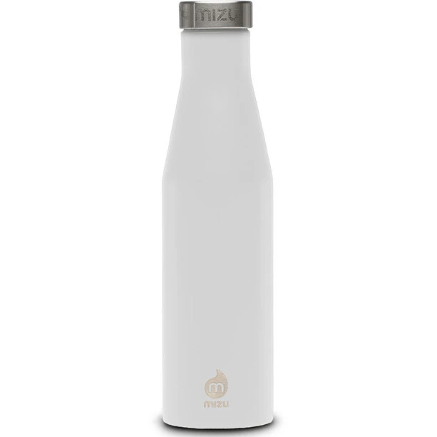 MIZU S6 Insulated Bottle With Stainless Steel Cap 600ml Enduro White 3 MIZU S6 Insulated Bottle With Stainless Steel Cap 600ml Enduro White