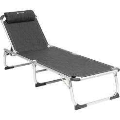 Outwell New Foundland Lounger Black & Grey