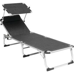 Outwell Victoria Lounger Black & Grey