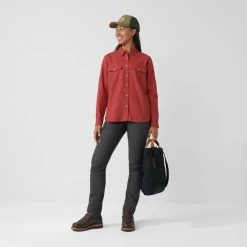 FJÄLLRÄVEN Övik Travel Shirt LS W -Seatosummit shop ovik travel shirt ls w 89843 342 c model fjr