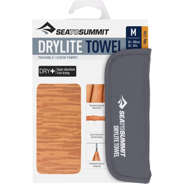 Sea To Summit Drylite Towel M Outback Sunset 4 Sea To Summit Drylite Towel M Outback Sunset - Image 2