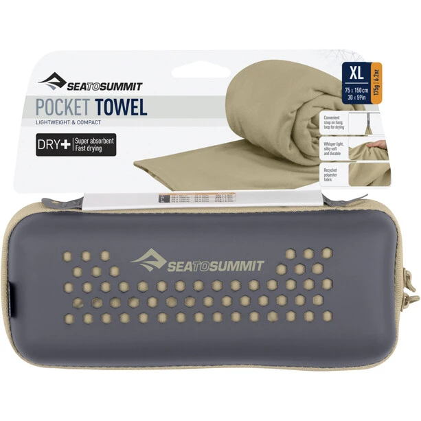 Sea To Summit Pocket Towel XL Desert 5 Sea To Summit Pocket Towel XL Desert - Image 3