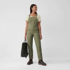 FJÄLLRÄVEN Vardag Dungaree Trousers W -Seatosummit shop vardag dungaree trousers w 87030 620 c model fjr